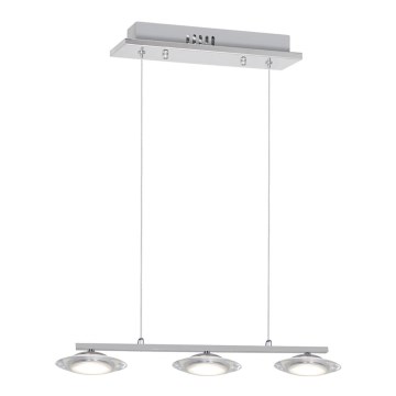LED Ljuskrona med snöre ELLIPSE 3xLED/5W/230V