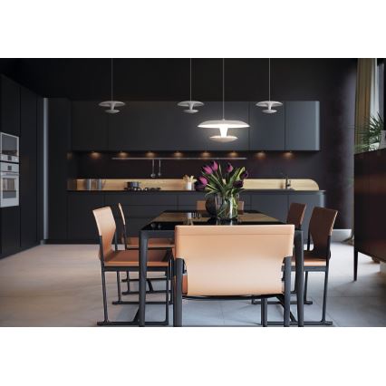 LED Ljuskrona med snöre FLY LED 1xLED/15W/230V