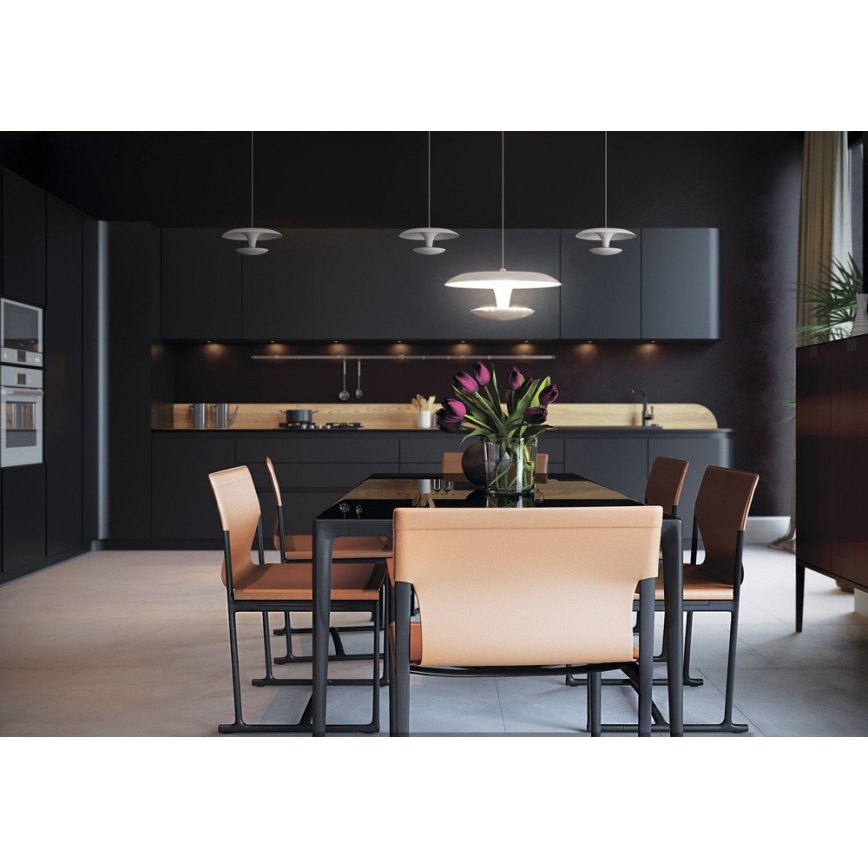 LED Ljuskrona med snöre FLY LED 1xLED/15W/230V