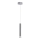 LED Ljuskrona med snöre ICE LED/5W/230V