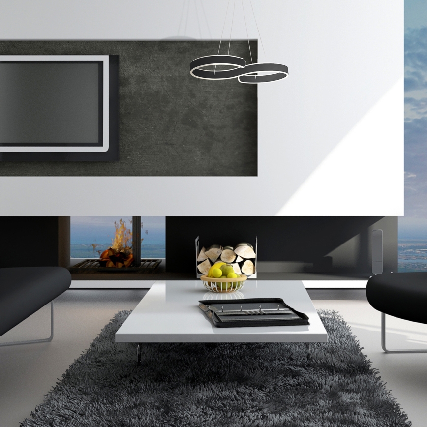 LED Ljuskrona med snöre INFINITY LED/50W/230V