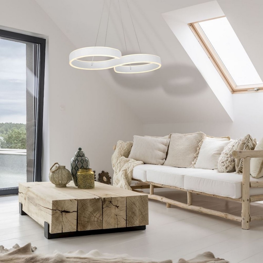 LED Ljuskrona med snöre INFINITY LED/50W/230V