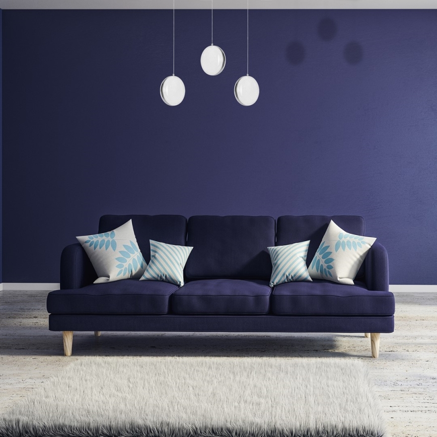 LED Ljuskrona med snöre LIRA 3xLED/27W/230V