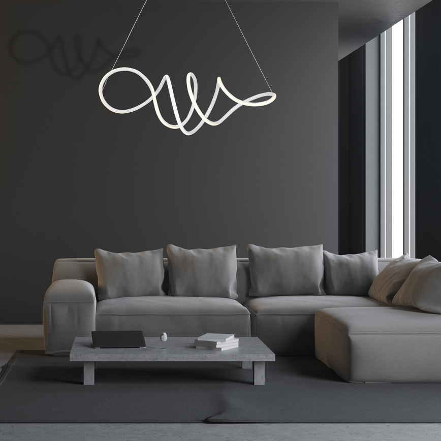 LED Ljuskrona med snöre LOCA LED/50W/230V
