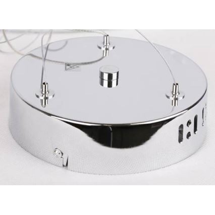 LED Ljuskrona med snöre LUNE LED/25W/230V
