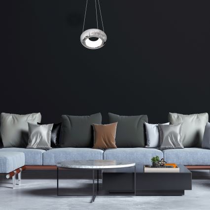 LED Ljuskrona med snöre MERCURIO 1xLED/12W/230V