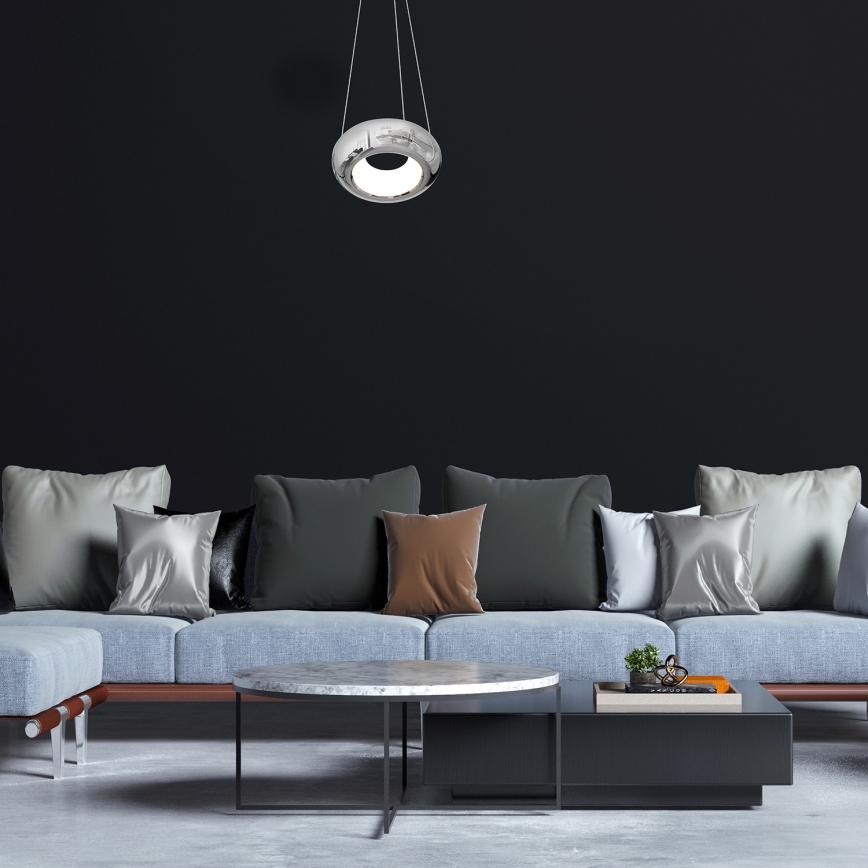 LED Ljuskrona med snöre MERCURIO 1xLED/12W/230V