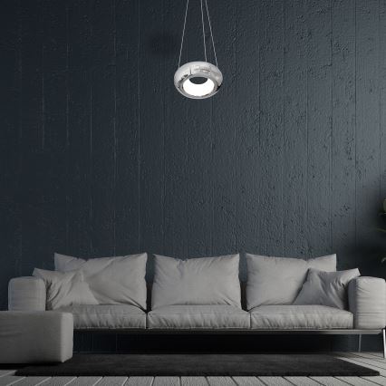 LED Ljuskrona med snöre MERCURIO 1xLED/12W/230V