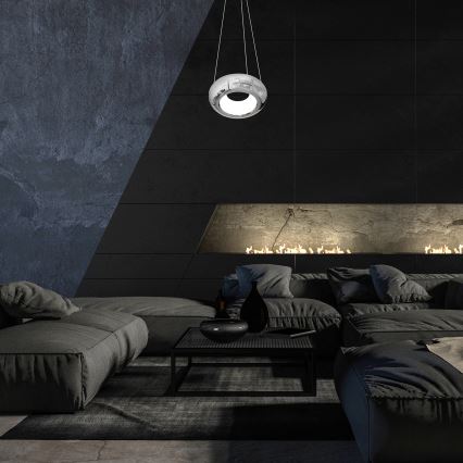 LED Ljuskrona med snöre MERCURIO 1xLED/12W/230V