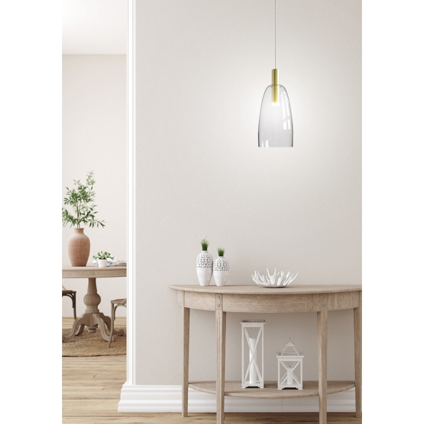 LED Ljuskrona med snöre MODENA LED/5W/230V