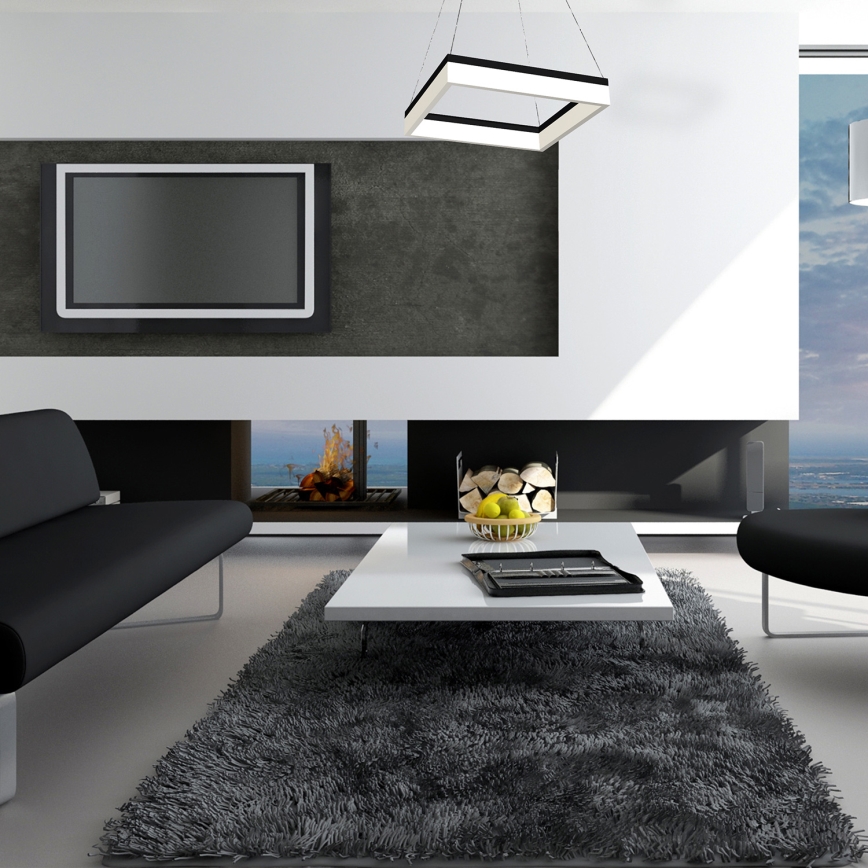 LED Ljuskrona med snöre NERO 1xLED/32W/230V