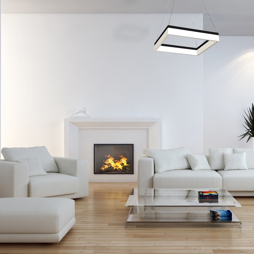 LED Ljuskrona med snöre NERO 1xLED/32W/230V