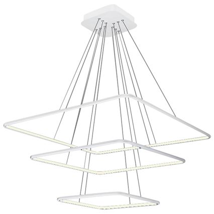 LED Ljuskrona med snöre NIX LED/117W/230V vit