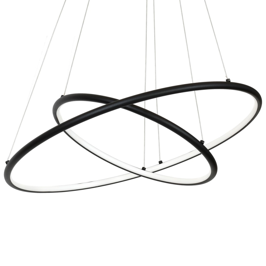 LED Ljuskrona med snöre ORION 2xLED/53W/230V