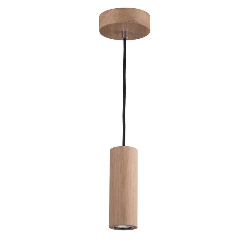 LED Ljuskrona med snöre PIPE 1xGU10/5W/230V matt ek - FSC-certifierad