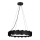 LED Ljuskrona med snöre SOHO 1xLED/24W/230V svart
