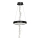 LED Ljuskrona med snöre SPARK LED/35W/230V svart