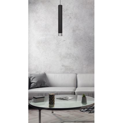LED Ljuskrona med snöre TUBEA 1xGU10/4,8W/230V