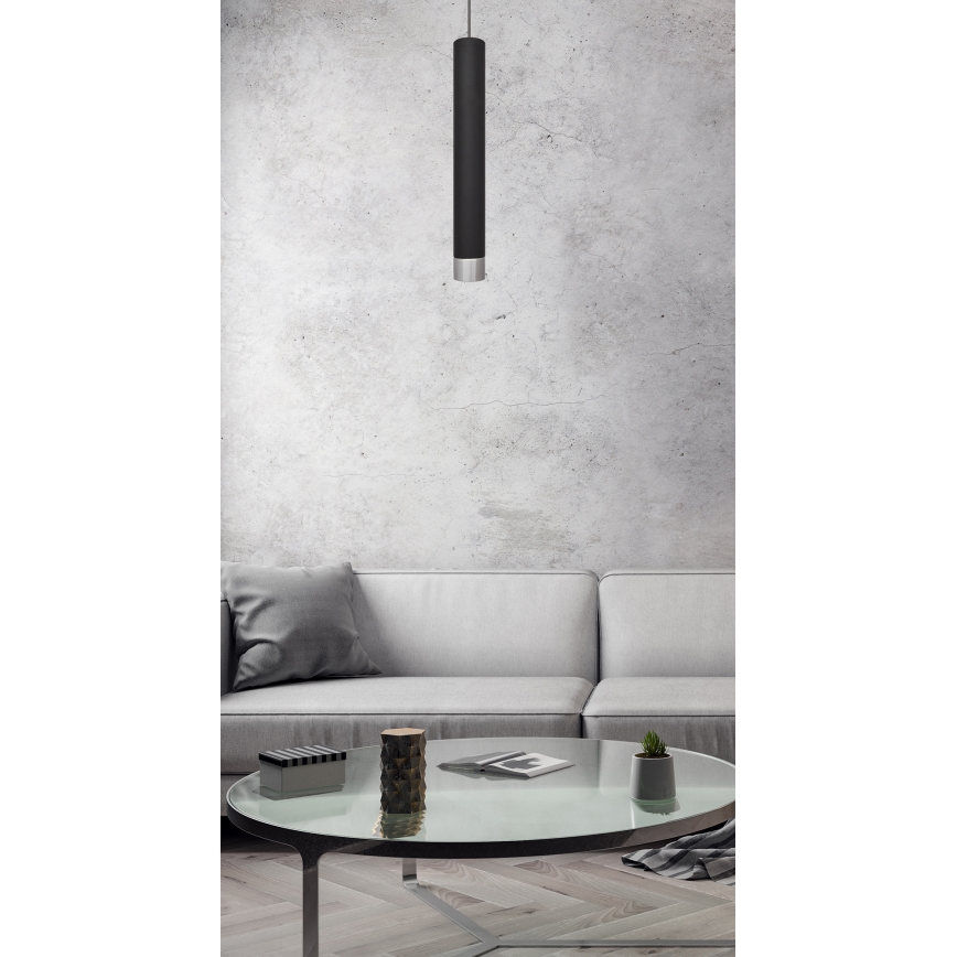 LED Ljuskrona med snöre TUBEA 1xGU10/4,8W/230V
