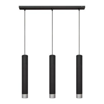 LED Ljuskrona med snöre TUBEA 3xGU10/4,8W/230V