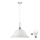 LED ljuskrona med textilsladd 1xE27/60W/230V vit