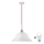 LED ljuskrona med textilsladd 1xE27/60W/230V vit