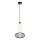LED ljuskrona med textilsladd ARAME LED/15W/230V diameter 22 cm svart