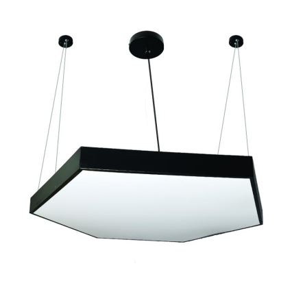 LED ljuskrona med textilsladd LED/100W/230V 4000K diameter 100 cm