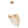LED ljuskrona med textilsladd LED/10W/230V 3000K beige