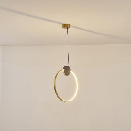 LED ljuskrona med textilsladd LED/10W/230V 3000K
