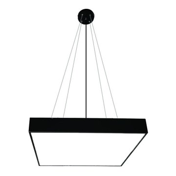 LED ljuskrona med textilsladd LED/110W/230V 4000K 80x80 cm