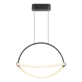 LED ljuskrona med textilsladd LED/12W/230V 3000K diameter 40 cm
