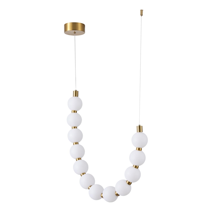 LED ljuskrona med textilsladd LED/12W/230V 3000K