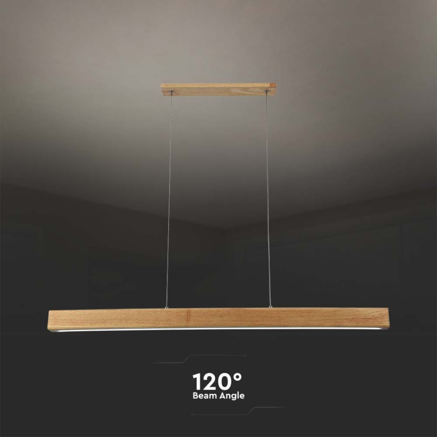 LED ljuskrona med textilsladd LED/12W/230V 4000K brun