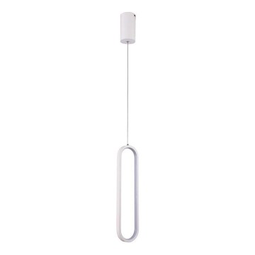 LED ljuskrona med textilsladd LED/13W/230V 4000K vit