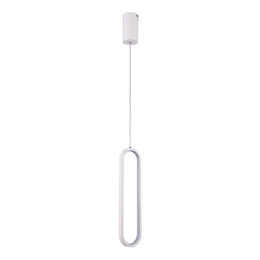LED ljuskrona med textilsladd LED/13W/230V 4000K vit