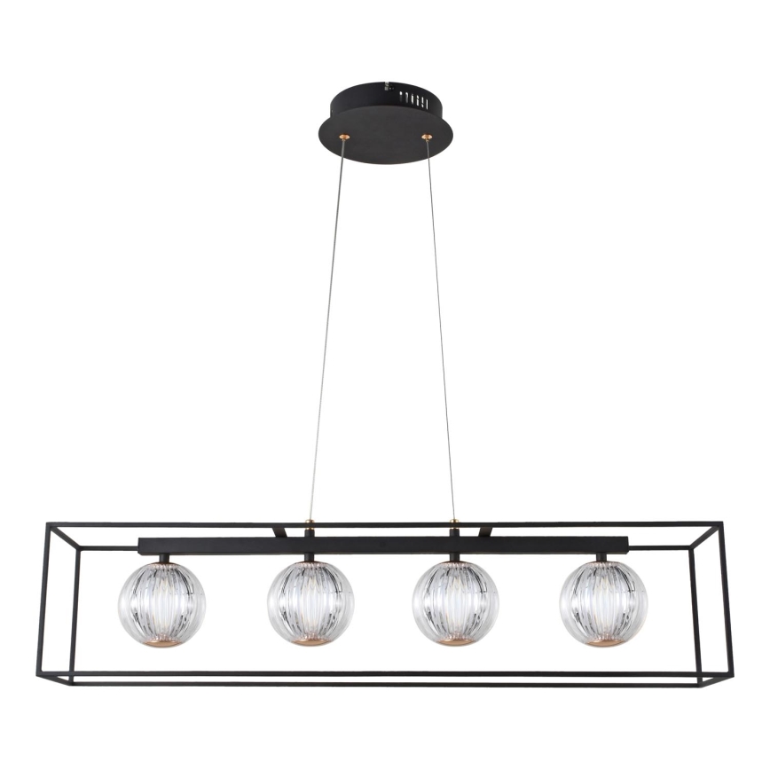 LED ljuskrona med textilsladd LED/14W/230V 3000K