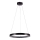 LED ljuskrona med textilsladd LED/19W/230V 4000K svart