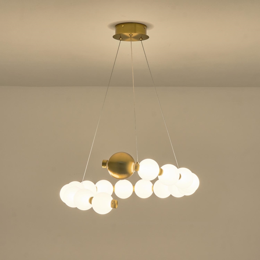 LED ljuskrona med textilsladd LED/20W/230V 3000K