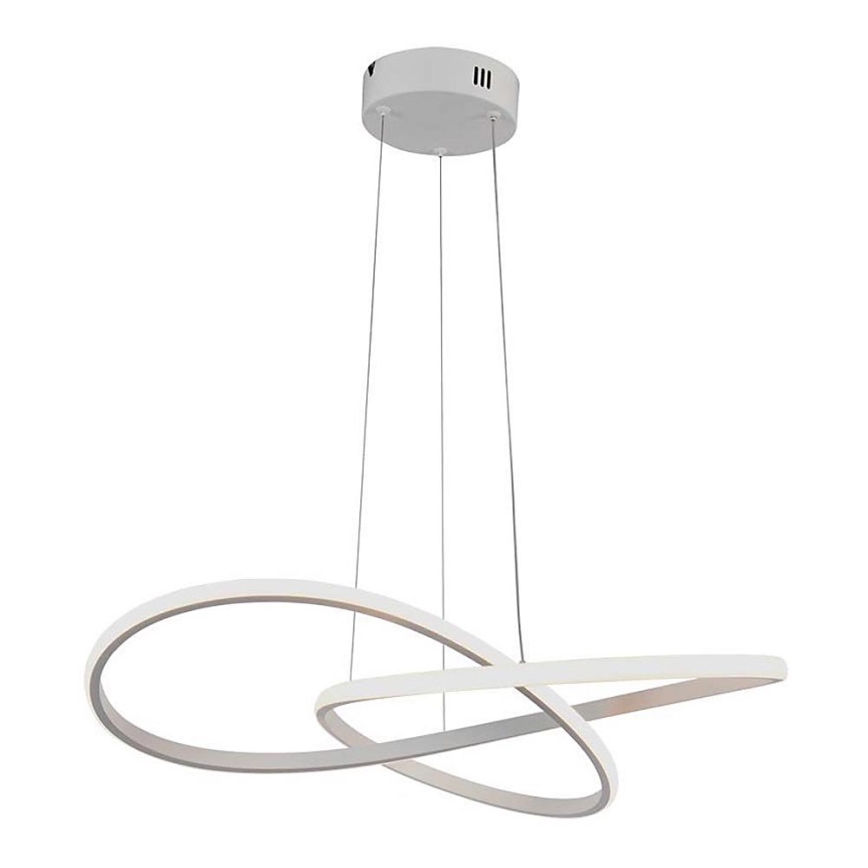 LED ljuskrona med textilsladd LED/20W/230V 3000K vit