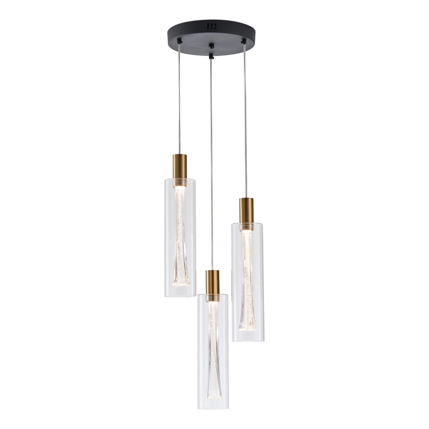 LED ljuskrona med textilsladd LED/21W/230V 3000K
