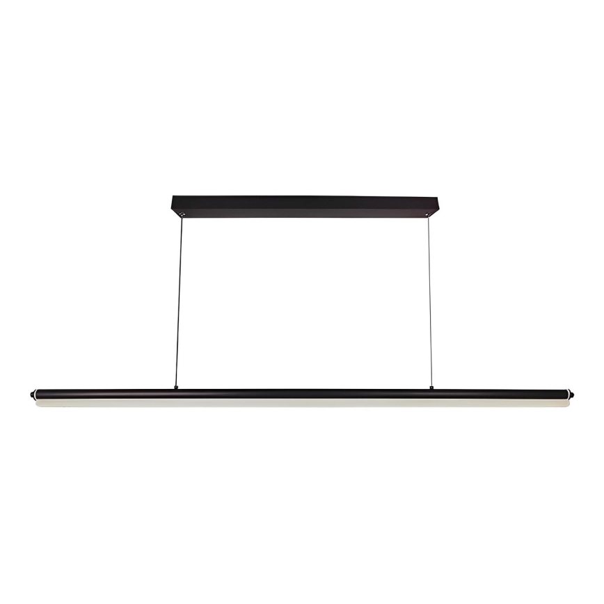 LED ljuskrona med textilsladd LED/23W/230V 4000K 120 cm svart