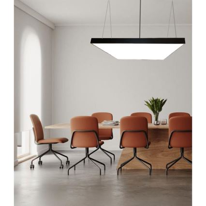 LED ljuskrona med textilsladd LED/240W/230V 4000K 120x120 cm