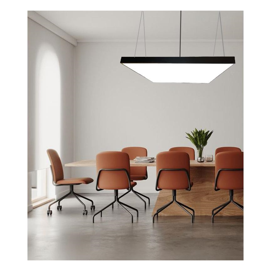 LED ljuskrona med textilsladd LED/240W/230V 4000K 120x120 cm