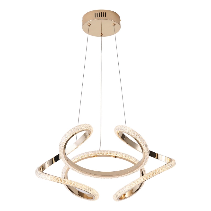 LED ljuskrona med textilsladd LED/24W/230V 3000K 50x120 cm