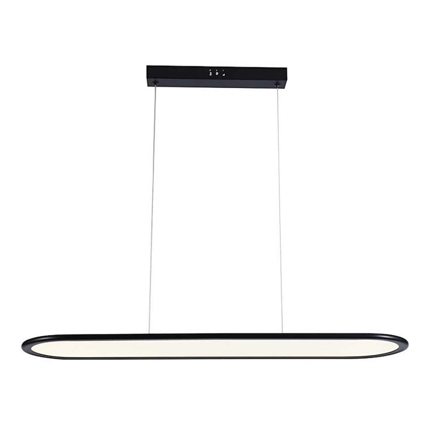 LED ljuskrona med textilsladd LED/24W/230V 3000K svart