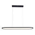 LED ljuskrona med textilsladd LED/24W/230V 4000K svart
