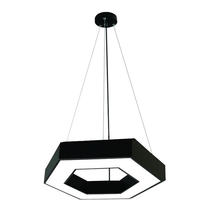 LED ljuskrona med textilsladd LED/28W/230V 4000K diameter 60 cm