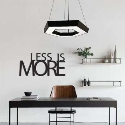 LED ljuskrona med textilsladd LED/28W/230V 4000K diameter 60 cm