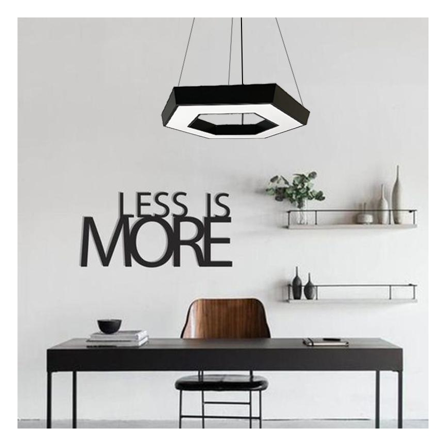 LED ljuskrona med textilsladd LED/28W/230V 4000K diameter 60 cm